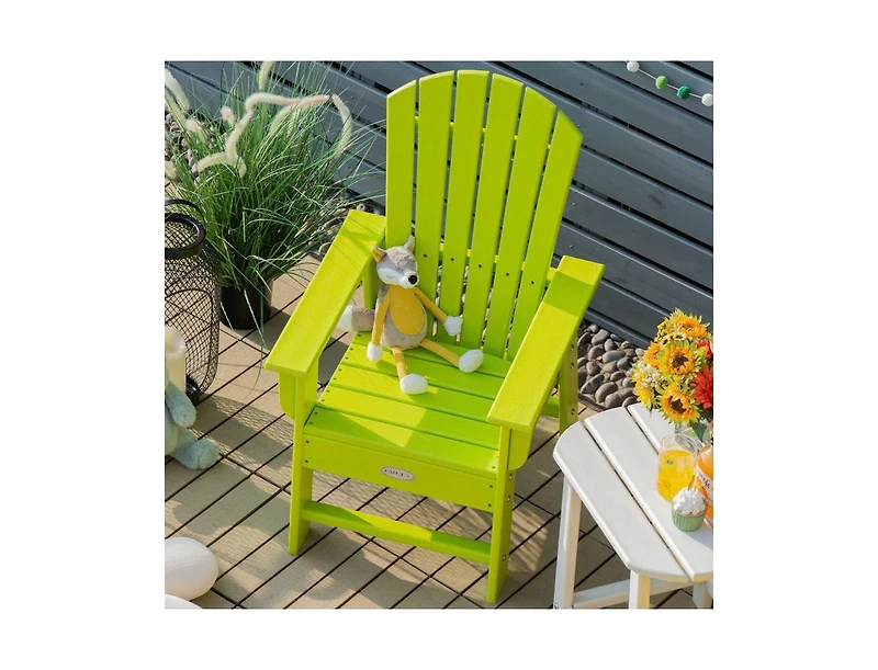 Patio Kids' Adirondack Chair with Ergonomic Backrest