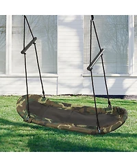Slickblue Toddler Saucer Tree Swing Surf Outdoor Adjustable Swing Set