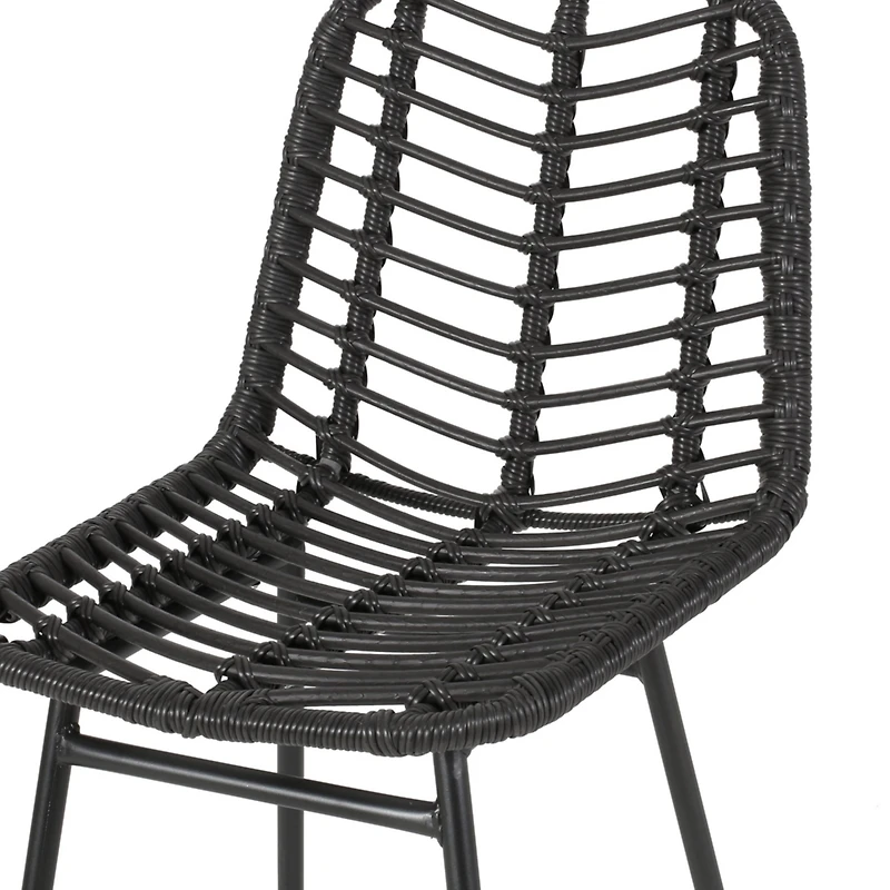 Streamdale Exclusive Wicker Barstools for Chic Outdoor Ambiance (Set of 2)