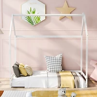 Streamdale Twin House Bed Wood