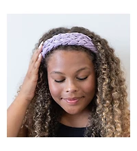 Women s Blushing Braid Headband - Lavender