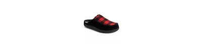 Muk Luks Mens Staughton Clog Slipper, Black, 12