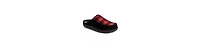 Muk Luks Mens Staughton Clog Slipper, Black, 12