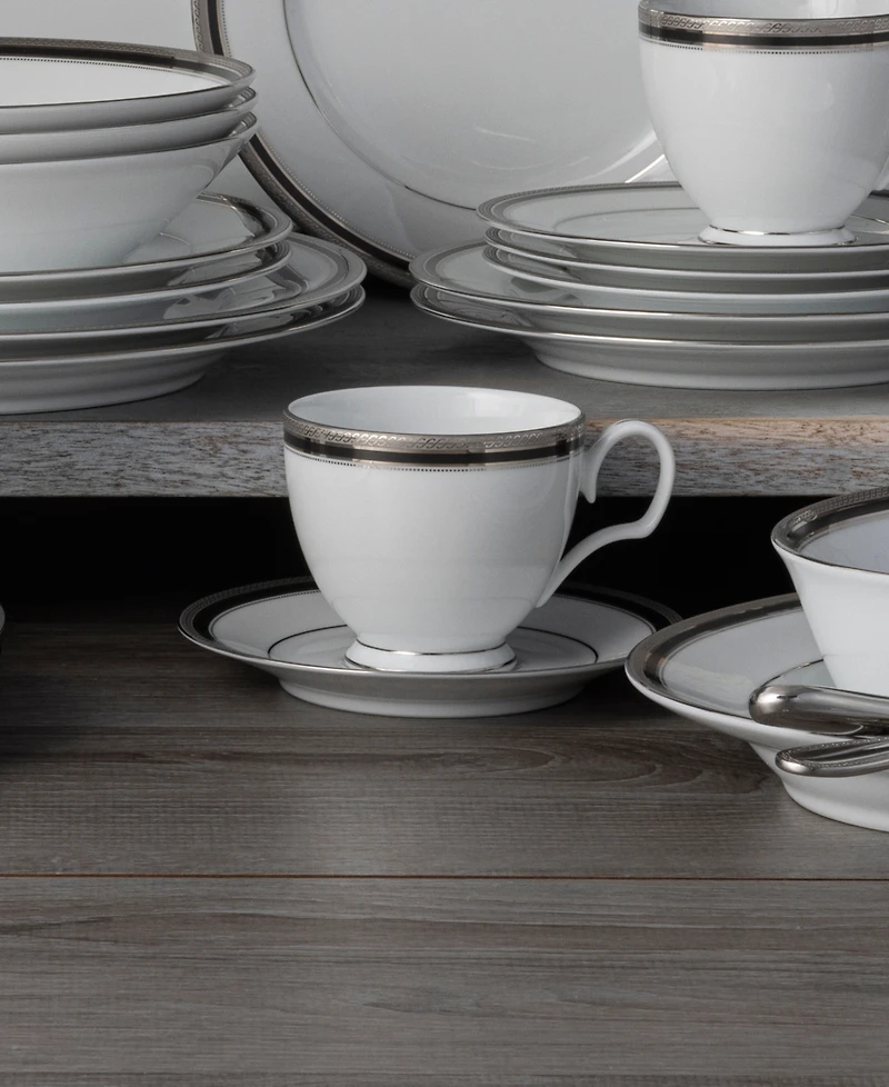 Noritake Austin Platinum Set of 4 Cups