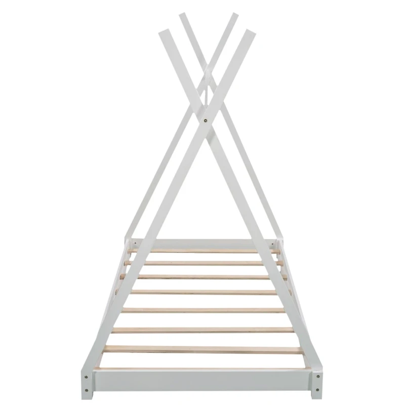 Streamdale Twin House Platform Bed With Triangle Structure