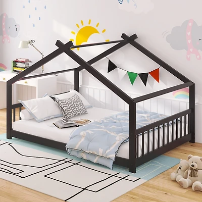 Streamdale Full House Bed Wood