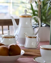 Noritake Charlotta Gold Sugar Creamer Set