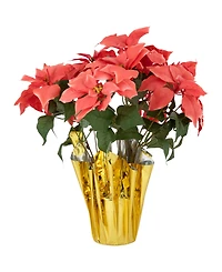 Northlight Dark Pink Artificial Christmas Poinsettia 20"
