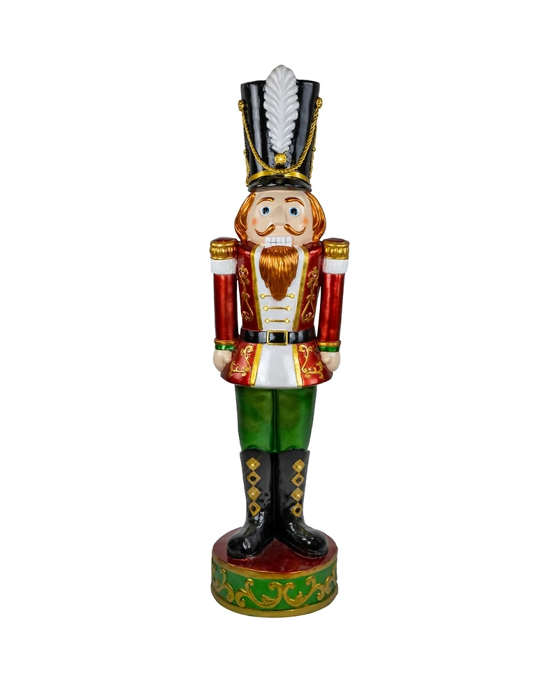 Northlight Red and Green Standing Christmas Nutcracker Soldier 5 ft