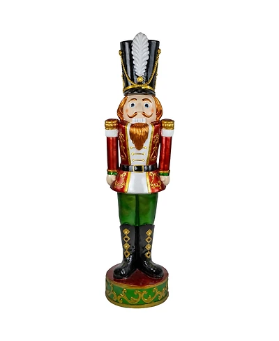 Northlight Red and Green Standing Christmas Nutcracker Soldier 5 ft