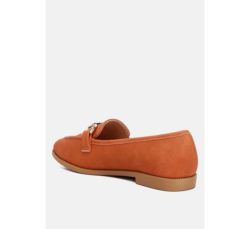 jagger horsebit detail flat loafers