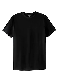 KingSize Big & Tall Shrink-Less Lightweight Longer-Length Crewneck T-Shirt