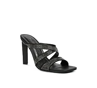 wapit rhinestone embellished straps sandals