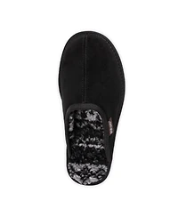 Muk Luks Men's Dave Printed Berber Suede Scuff Slippers