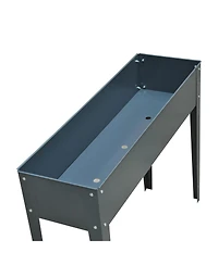 Elevated Vegetable Garden Bed Self-Draining, Raised & Safe Planter