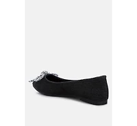 Ellerby embellished bow detail ballet flats