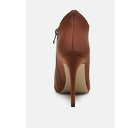 Melba Womens Pointed Toe Stiletto Boot