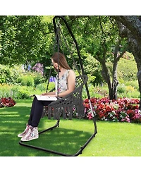 Slickblue Adjustable Hammock Chair Stand Steel Frame