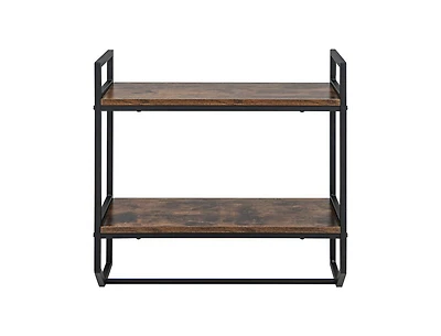 Over the Toilet Shelf Wall Mounted with Metal Frame for Bathroom
