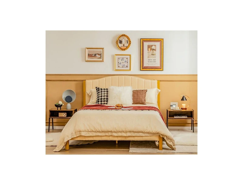 Slickblue 2 Pieces Stackable Night Stand Bedside End Table Set