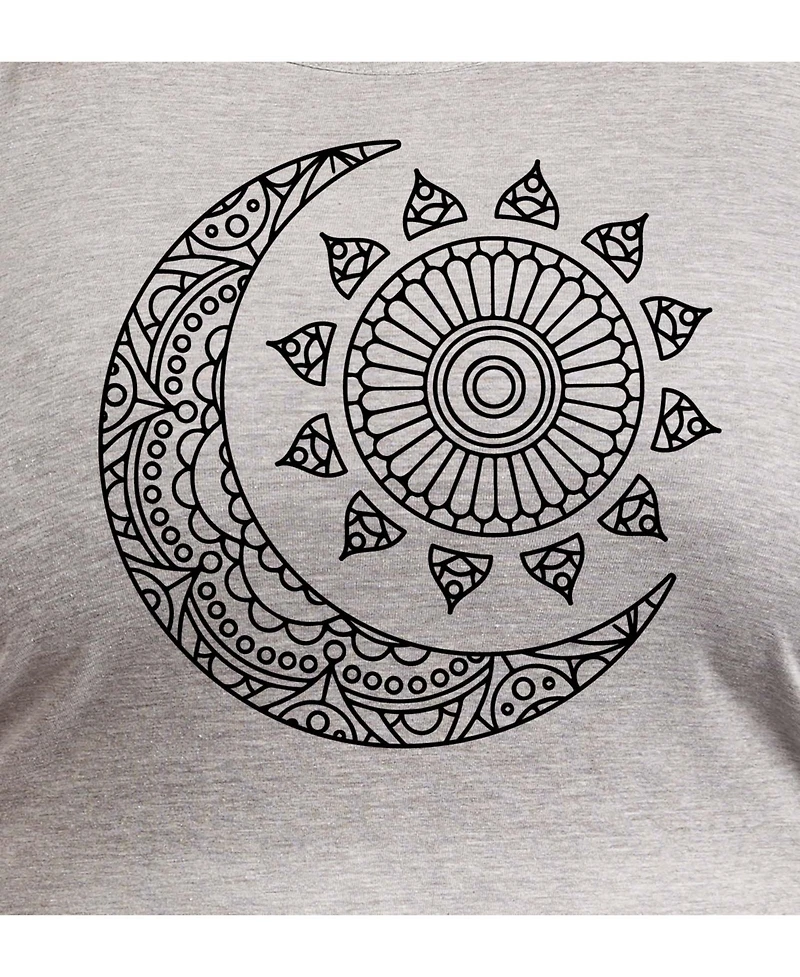 Hybrid Apparel Mandala Sun Moon Plus Graphic Tank