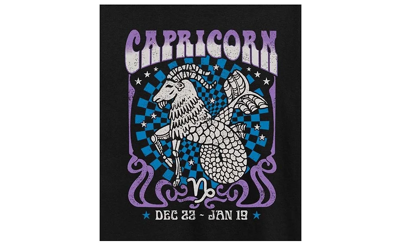 Hybrid Apparel Zodiac Capricorn Rock Poster Plus Graphic T-Shirt