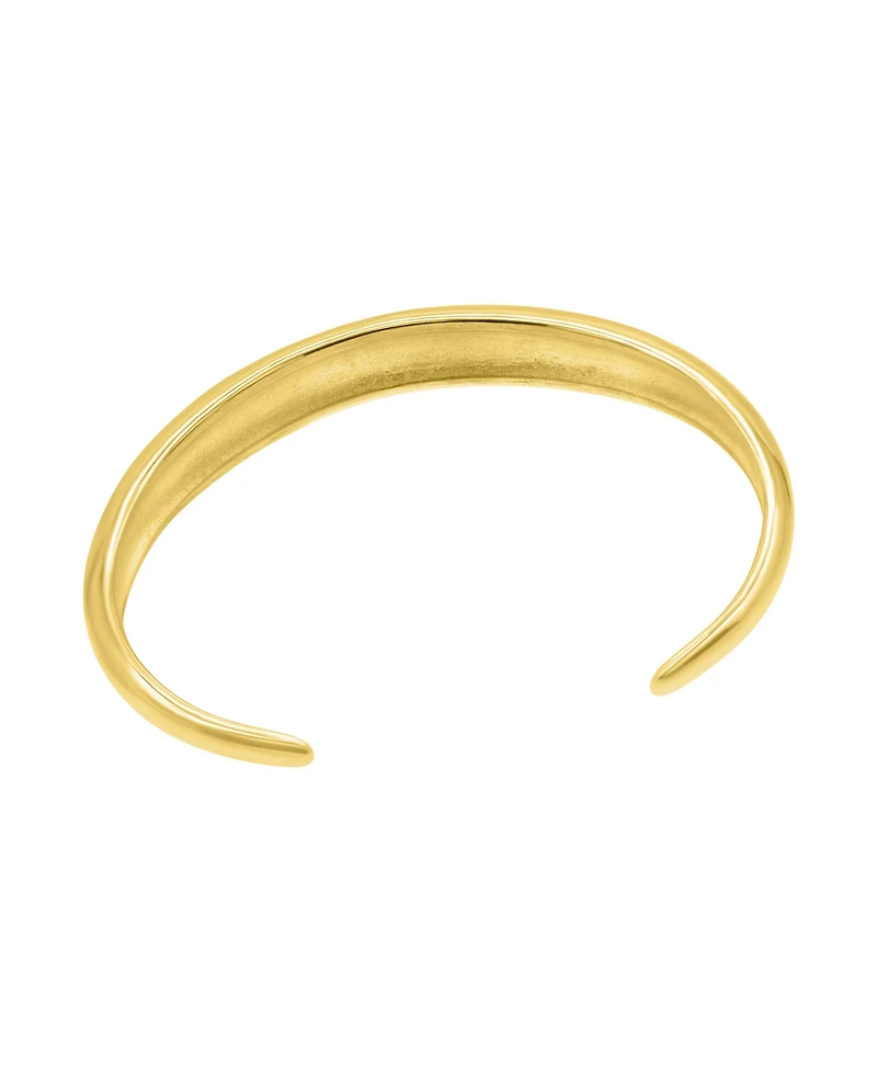 Adornia Gold Tarnish Resistant Gold Dome Cuff Bracelet
