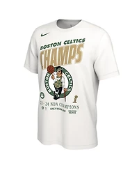 Nike Men's Boston Celtics 2024 Nba Finals Champions Celebration Roster T-Shirt