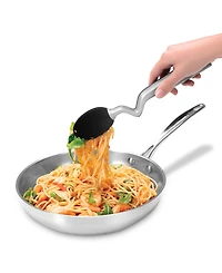 Dreamfarm 9" Stainless Steel Silicone Tongs