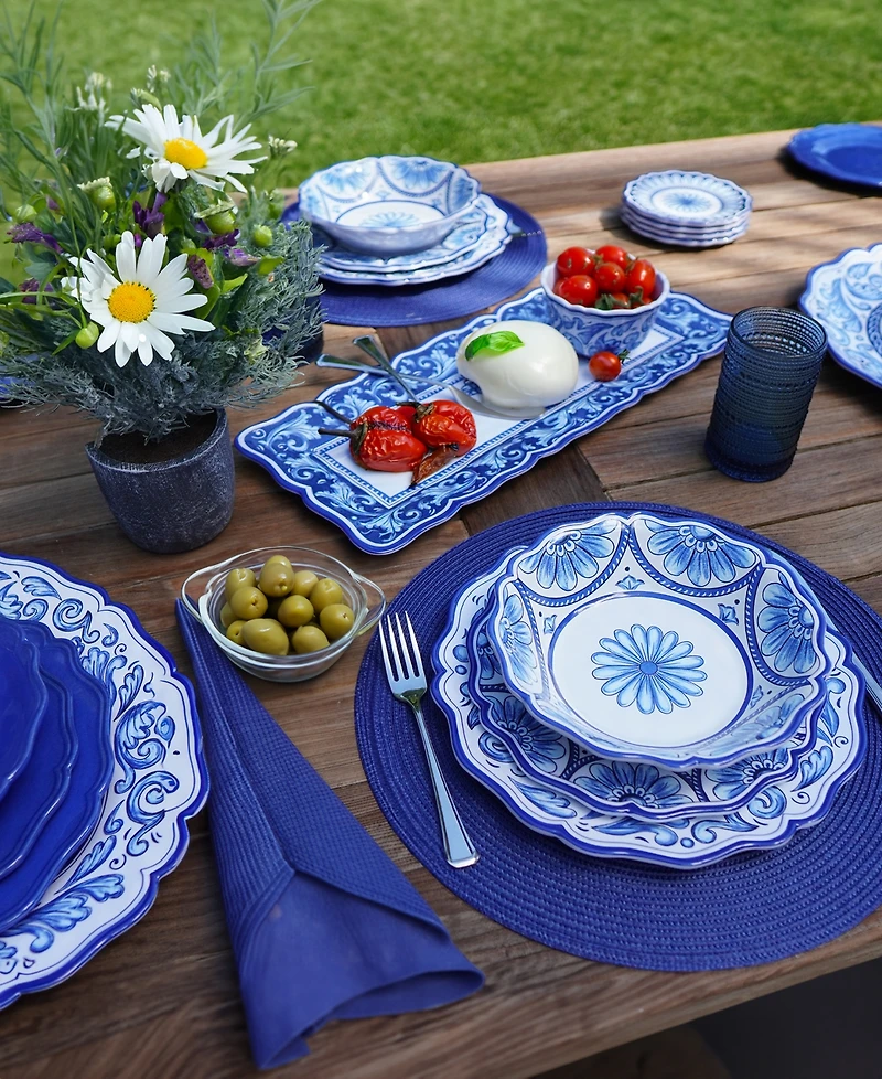 Certified International Veranda Set of 4 All Purpose Bowl 8.5" x 2", Service For 4