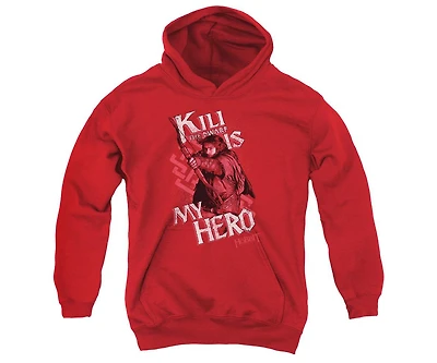 The Hobbit Youth Kili Is My Hero Pull Over Hoodie / Hooded Sweatshirt