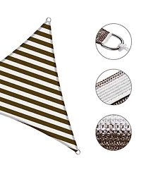 2 Pack 3 Ft 97% Uv Block Triangle Sun Shade Sail Heavy Duty Canopy Outdoor Pool