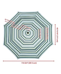 3-Tier Patio Umbrella Replacement Canopy Market Table Top Pool Backyard