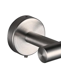 Aquaterior 5-Piece Bathroom Hardware Set Wall Mount Towel Bar Toilet Paper Holder Robe Hook