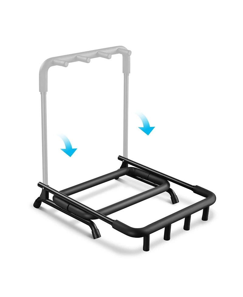 Yescom 3 Three Holder Multi Guitar Folding Stand Band Stage Bass Acoustic Guitar Display Rack
