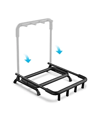 Yescom 3 Three Holder Multi Guitar Folding Stand Band Stage Bass Acoustic Guitar Display Rack