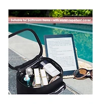 Byootique 420D Clear Nylon Makeup Travel Toiletry Bag Portable Cosmetic Storage Organizer S