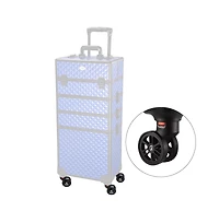 Byootique 2Pcs 2" Swivel Replacement Wheels 360 Degree Rotate Caster for Aw Makeup Case