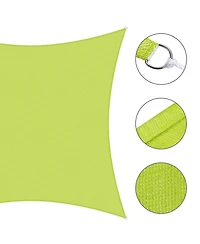 23x22 Ft 97% Uv Block Rectangle Sun Shade Sail Canopy Outdoor Patio Garden Yard