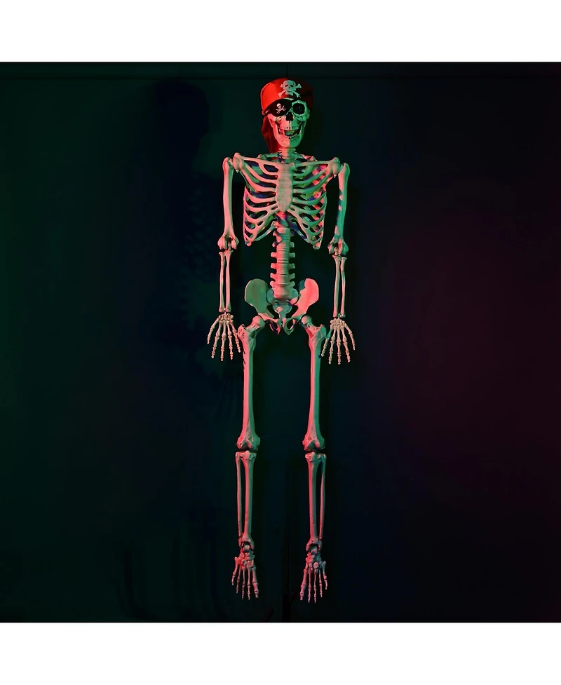 Yescom 2PCS Pirate Life Size Skeleton Poseable Full Size Halloween Party Decoration Haunted House 2024