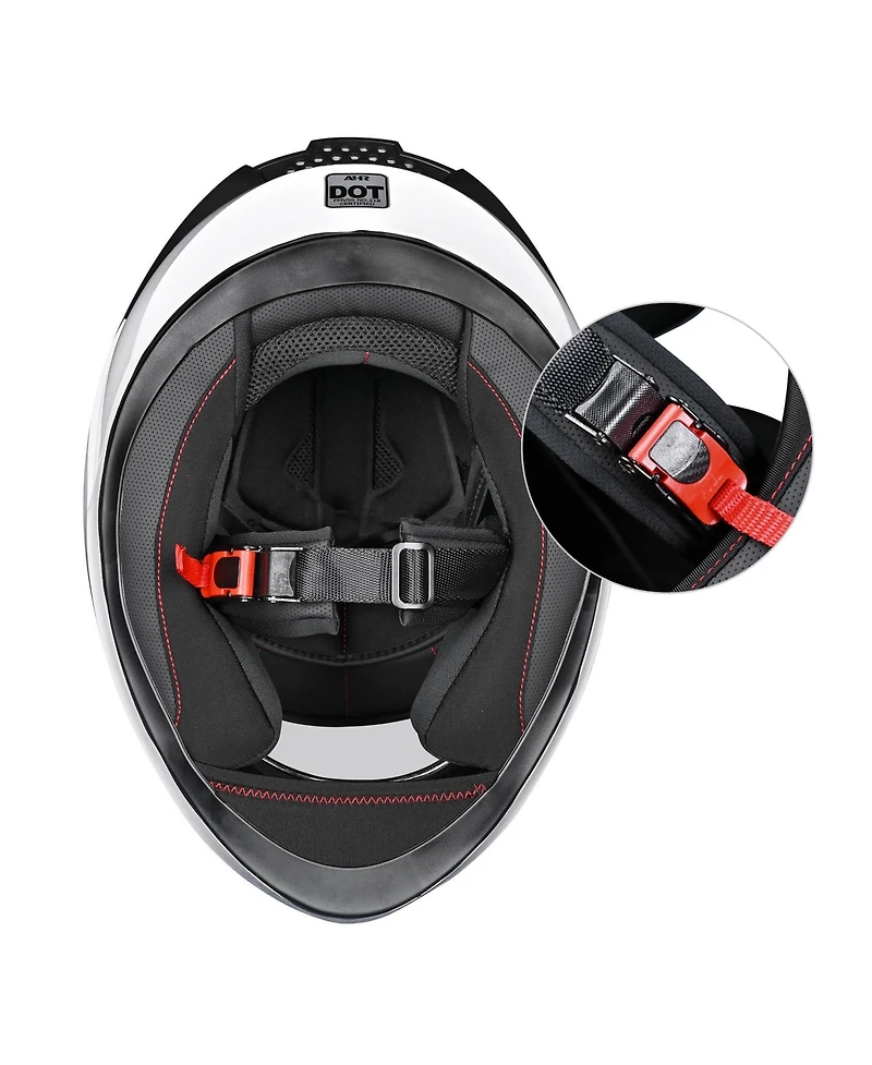 Ahr Run-F3 Full Face Motorcycle Helmet Dot Approved Street Bike Motocross Xxl