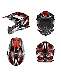 Ahr H-VEN25 Full Face Helmet Dot Adult Outdoor Motocross Off-Road Dirt Bike Xxl