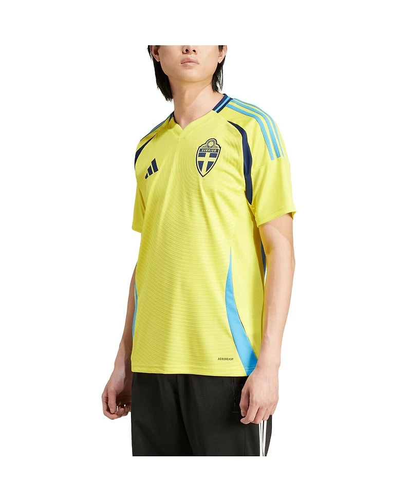 Adidas Men's Yellow Sweden National Team 2024 Home Replica Jersey