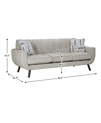 Homelegance White Label Lafael 87" Sofa