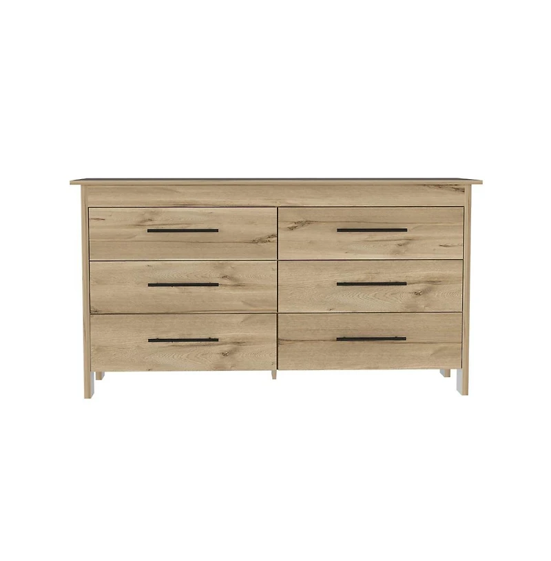 Fm Furniture Luxor 6 Drawer Double Dresser