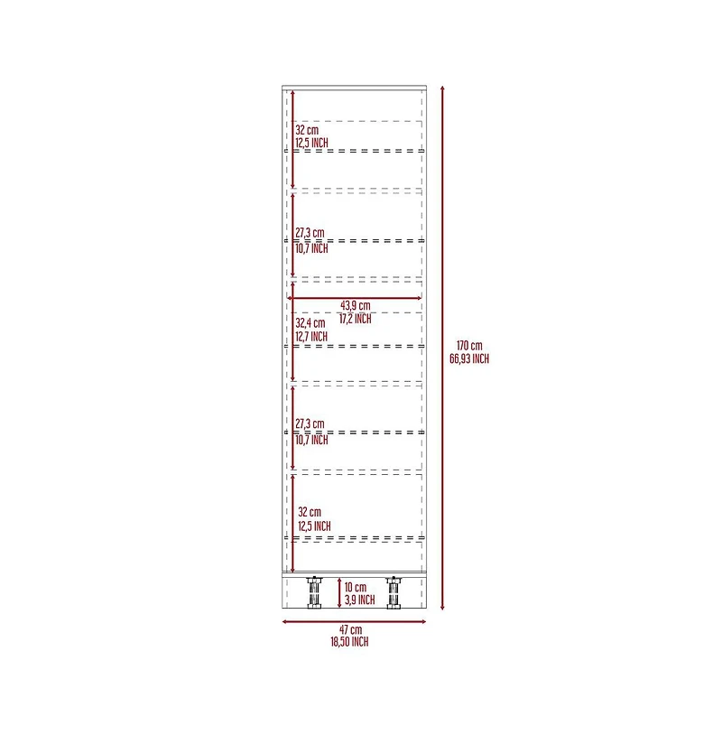 Fm Furniture Ruan Xl Shoe Rack