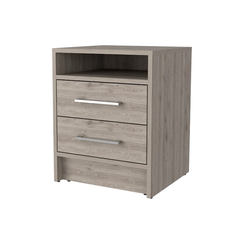 Fm Furniture Philadelphia Nightstand, Two Drawers