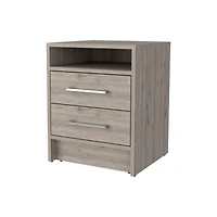 Fm Furniture Philadelphia Nightstand, Two Drawers