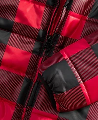 Epic Threads Little & Big Boys Buffalo Plaid Reversible Hooded Puffer Jacket, Created for Macy's