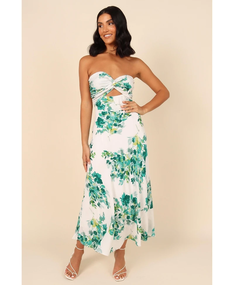 Petal and Pup Women's Teagan Strapless Midi Dress